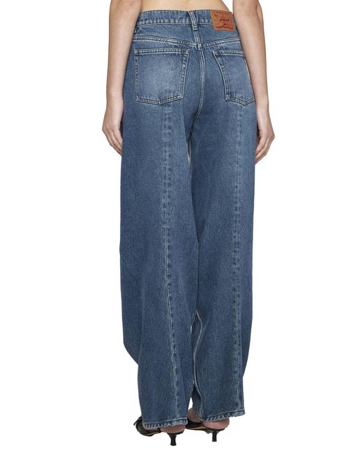 Y. Project Blue 'Evergreen Banana Jeans' Jeans