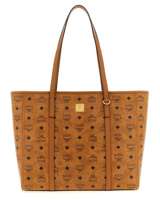 MCM Brown Medium Toni Shopping Bag