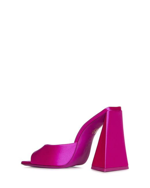 The Attico Purple ''devon'' Sandals
