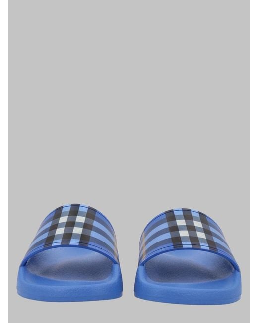 Burberry Blue Sandals Furley Thermoplastic Polyurethane