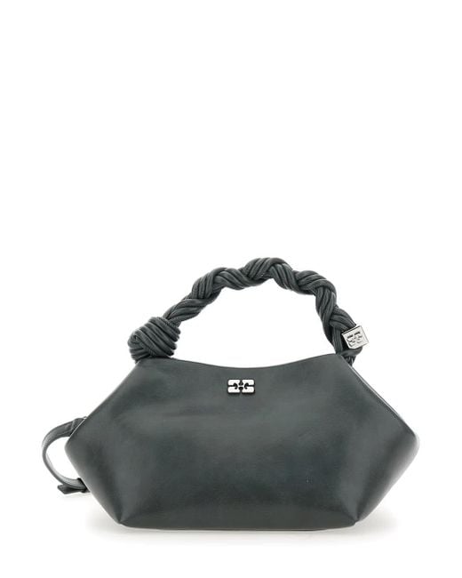 Ganni Black 'Bou' Handbag With Adjustable And Removable Shoulder Strap