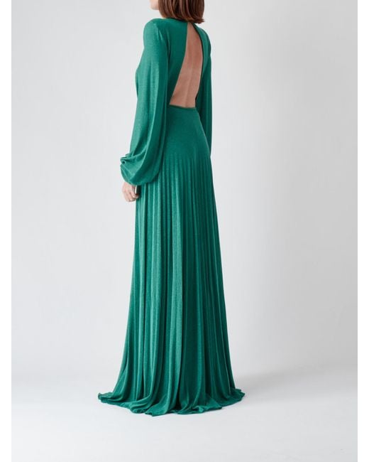 Elisabetta Franchi Red Carpet Dress in Green | Lyst UK