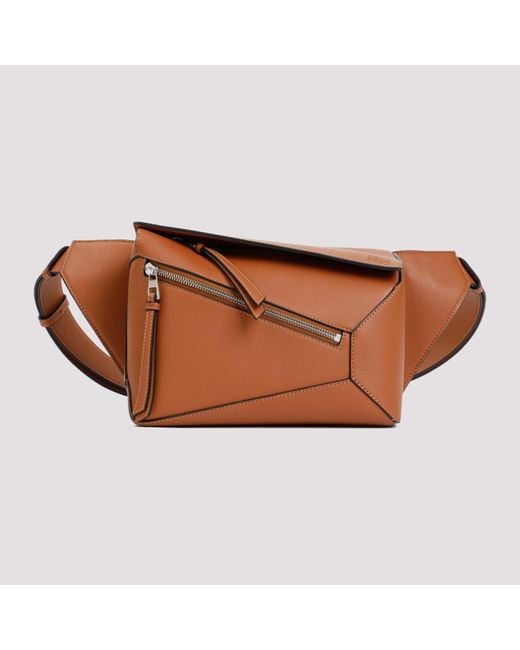 Loewe Brown Puzzle Edge Small Bumbag