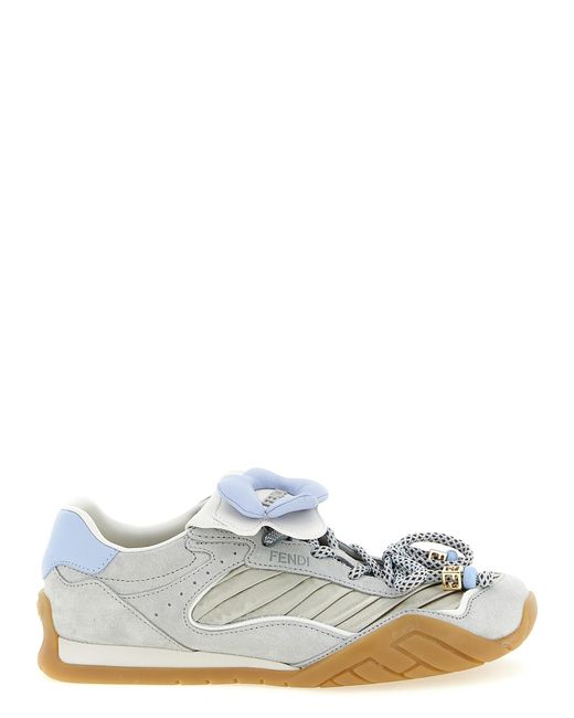 Fendi White Wave Pulse' Sneakers