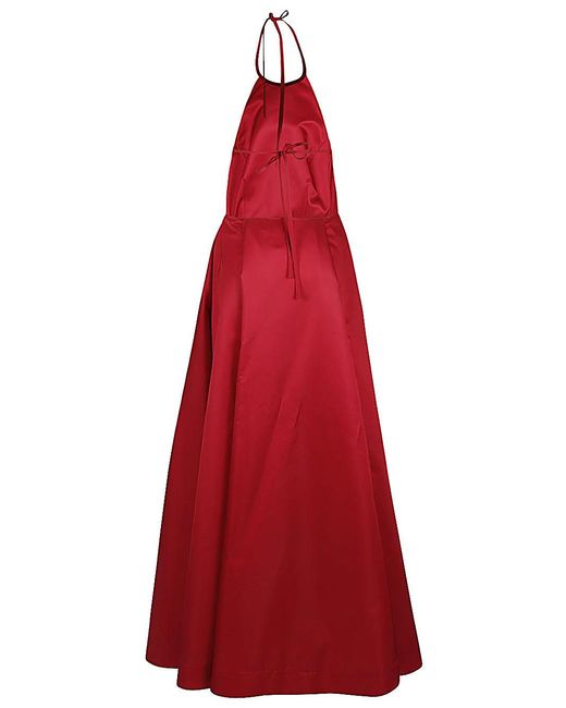Lavi Red Sleeveless Long Dress