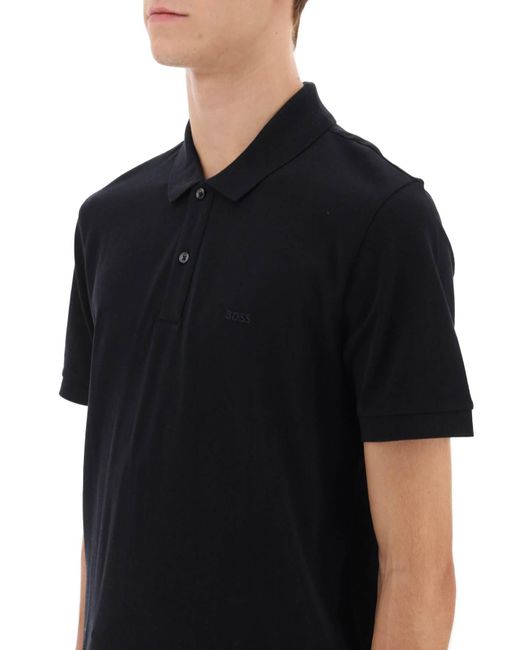 Boss Black Organic Cotton Polo Shirt for men