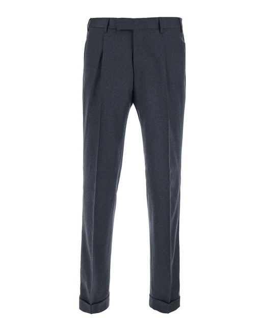 PT Torino Blue Trousers Master for men