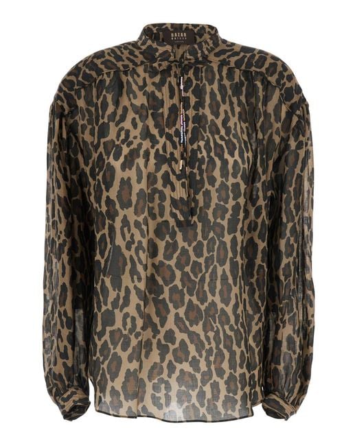 Bazar Deluxe Black Shirt With Collar And Long Sleeves
