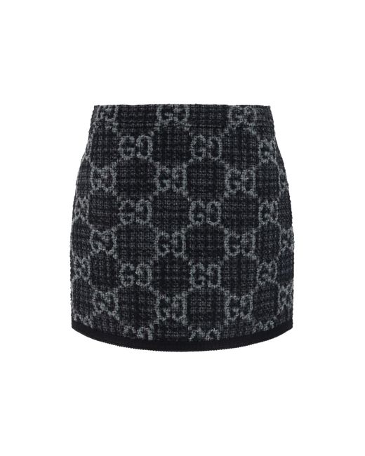 Gucci Black Mini Skirt