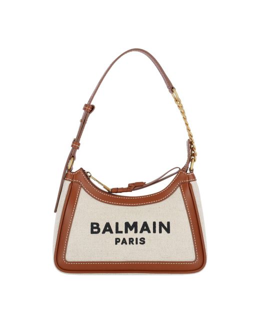Balmain Brown Shoulder Bag 'B-Army'