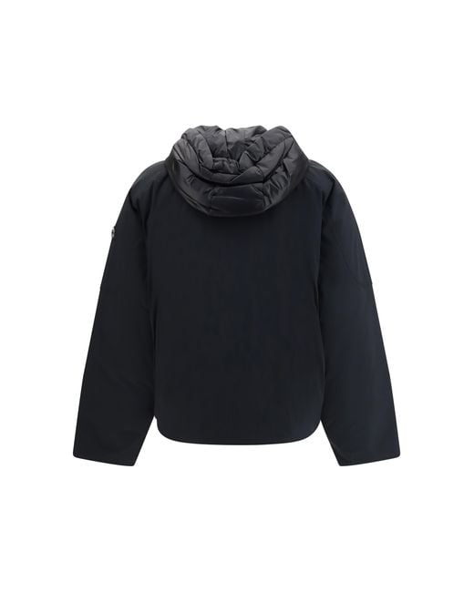 Moose Knuckles Blue Tegan Bomber Down Jacket