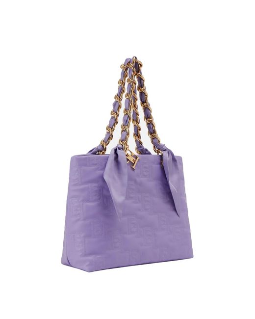 Elisabetta Franchi Purple Handbag
