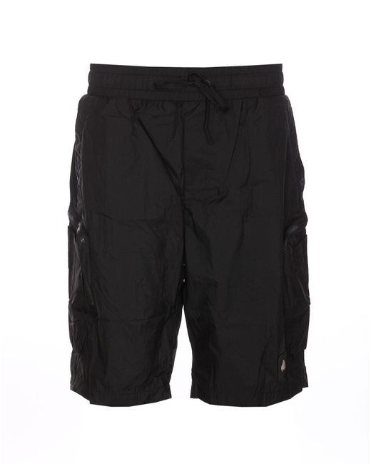 Moose Knuckles Black Shorts for men
