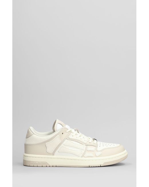Amiri White Skel Top Low Sneakers