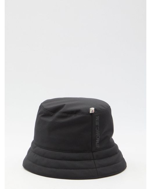 3 MONCLER GRENOBLE Black Bucket Hat