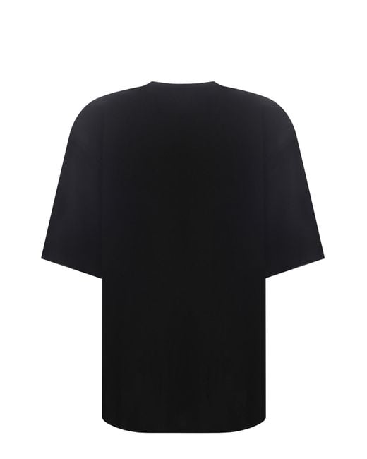 Fiorucci Black T-Shirt Invitation Made Of Cotton