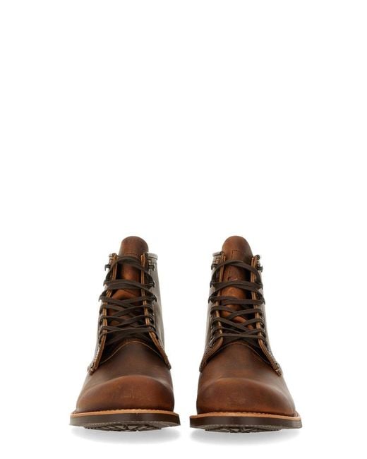 Red Wing Brown Boots Blacksmith Leather for men