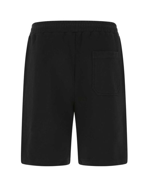 Golden Goose Deluxe Brand Black Cotton Diego Bermuda Shorts for men