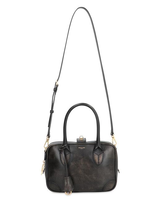 Golden Goose Vita Leather Handbag in Black | Lyst