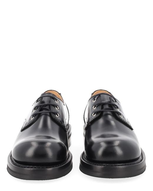 Our Legacy Black Lace-Up Shoes Cow Leather