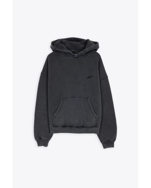 Axel Arigato Relay Hoodie Faded Black Boxy Fit Hoodie - Relay Hoodie for men