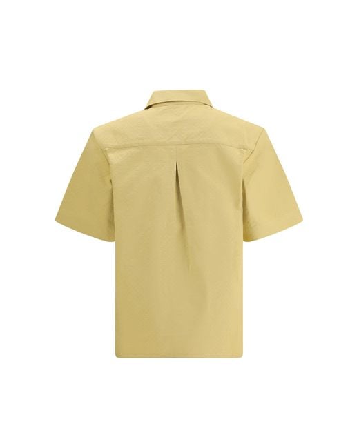 Casablanca Yellow Short Sleeve Shirt for men