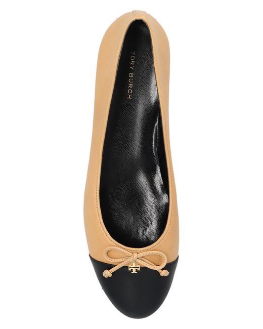 Chelsea cap toe ballet flat tory burch outlet