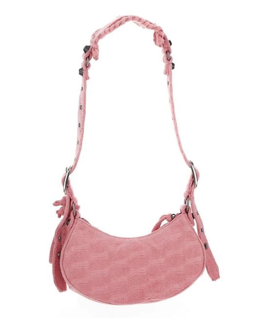 Balenciaga Pink Le Cagole Xs Sponge Bag