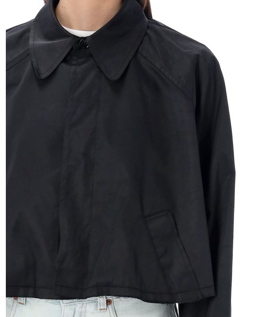 MM6 by Maison Martin Margiela Black Cropped Jacket