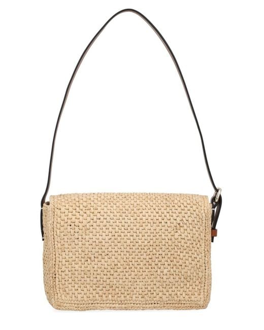 Manebí Shoulder Bag Paloma Natural Raffia