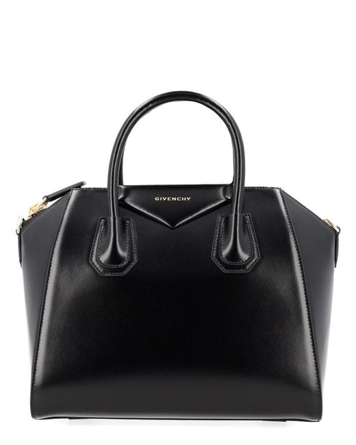 Givenchy Black Leather Handbag Antigona Calf Handbags