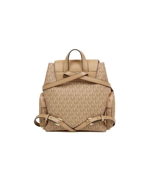 Michael Kors Natural Backpack Polyvinyl Chloride Bags Backpacks