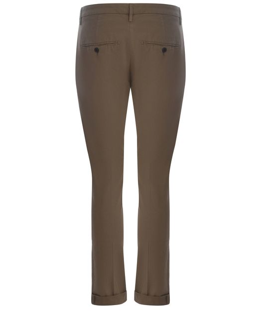 Dondup Brown Trousers Gaubert Made for men