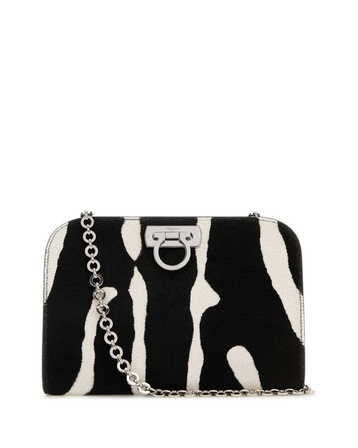 Ferragamo Black Clutch
