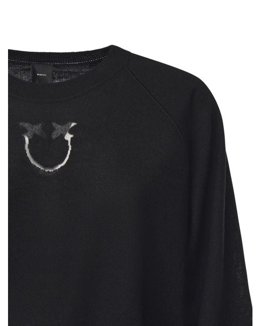 Pinko Black Sweaters Wool