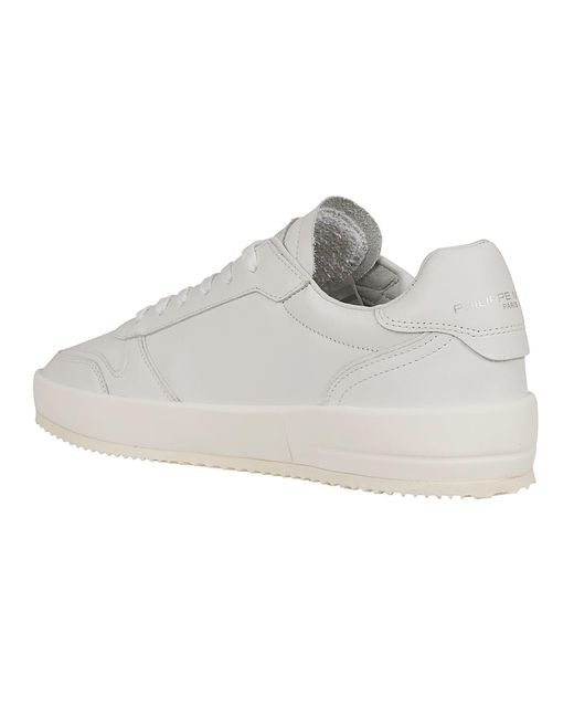 Philippe Model White Trainers for men