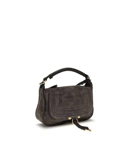 Chloé Black Chloã Small Marcie Shoulder Bag