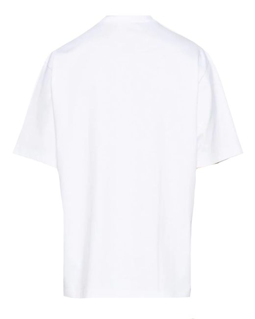 Axel Arigato White Embossed-logo Cotton T-shirt for men