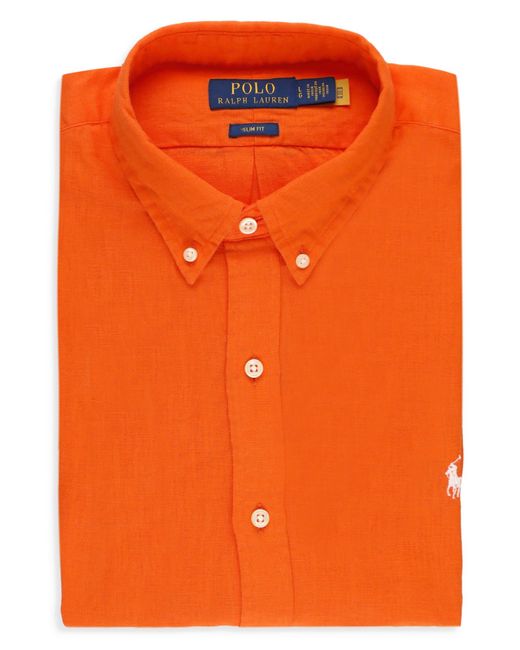 Ralph Lauren Orange Shirts for men