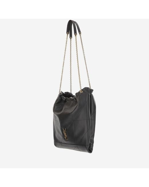 Saint Laurent Black Shoulder Bag Jamie Pochon Leather
