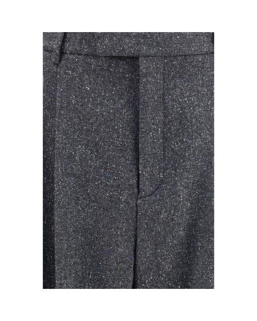 Valentino Garavani Gray Wool Oves Aries Pants for men