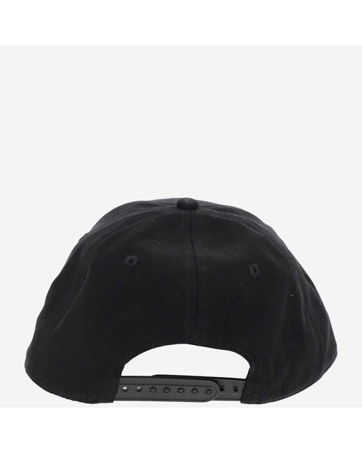 Golden Goose Deluxe Brand Black Cotton Hat With Embroidered Star