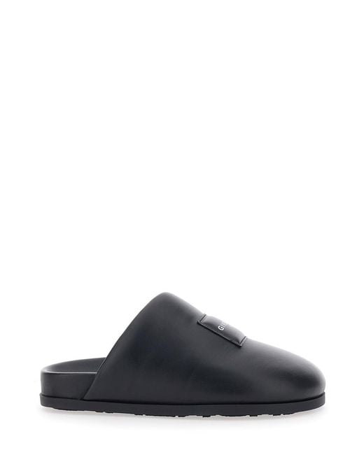 Givenchy Black Mules, Lambskin Lamb