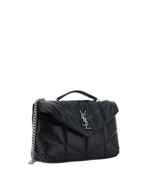 Saint Laurent Black Mini Shoulder Bag Lamb Ovis Aries