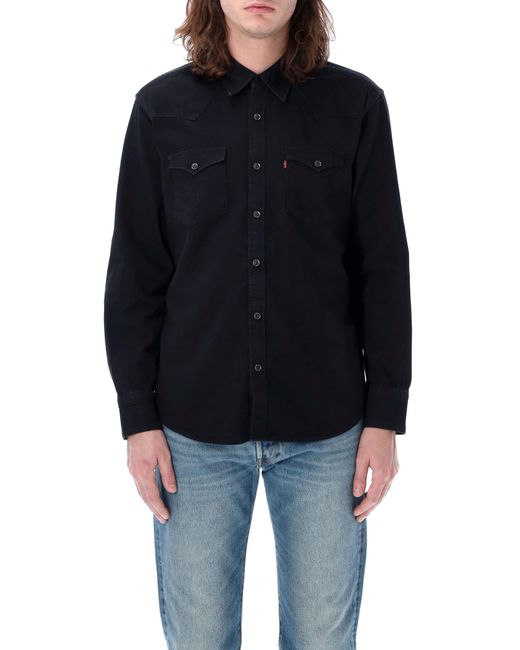 Levi's Black Barstow Western Shirt for men