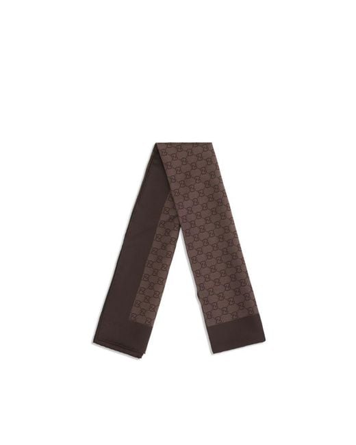 Gucci Brown Silk Foulard Accessory