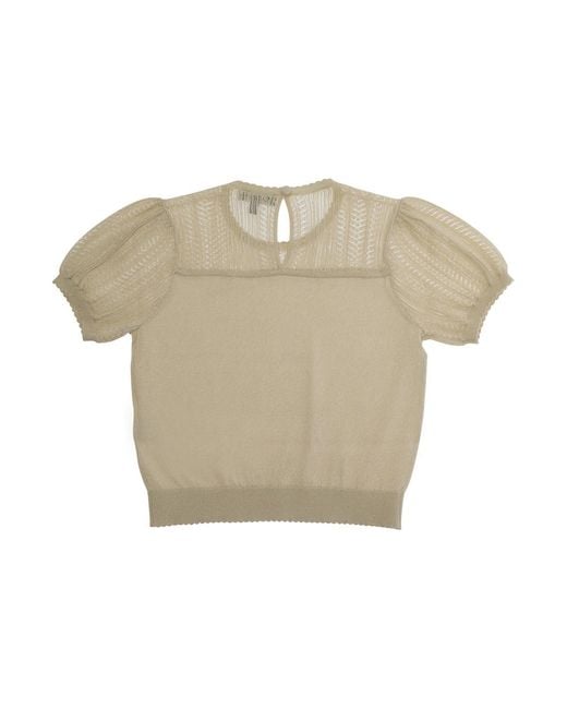 Emporio Armani Natural Girls T-Shirt Viscose T-Shirts
