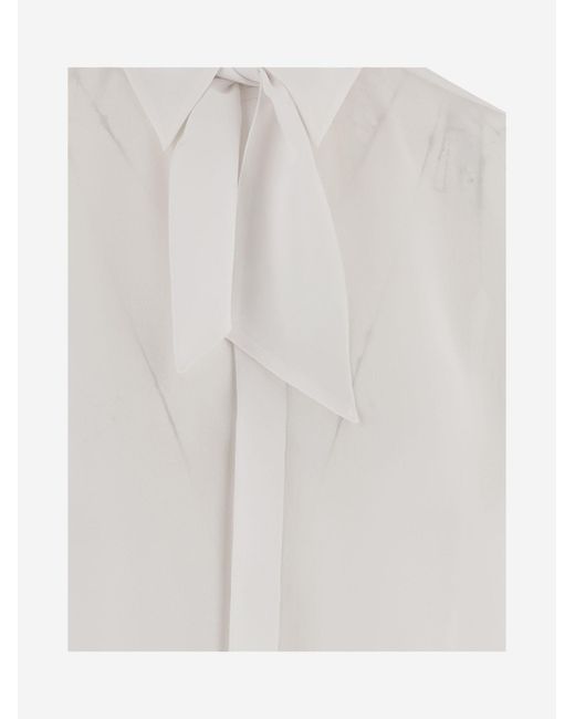 Sa Su Phi White Silk Shirt