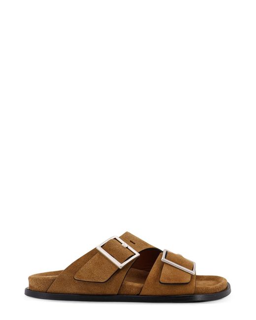 Alohas Brown Sandals Suede