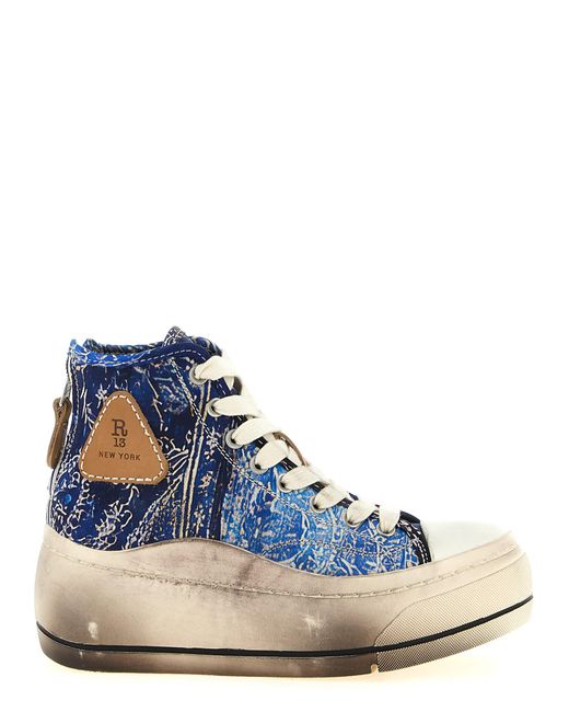 R13 Blue 'Kurt' Sneakers